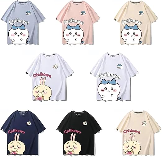 Tシャツ ちいかわ カーで行く ナチュラル XL ぴーぽぽ ハチワレ うさぎ ちいかわらんど Tシャツ ちいかわカーで行く ナチュラル